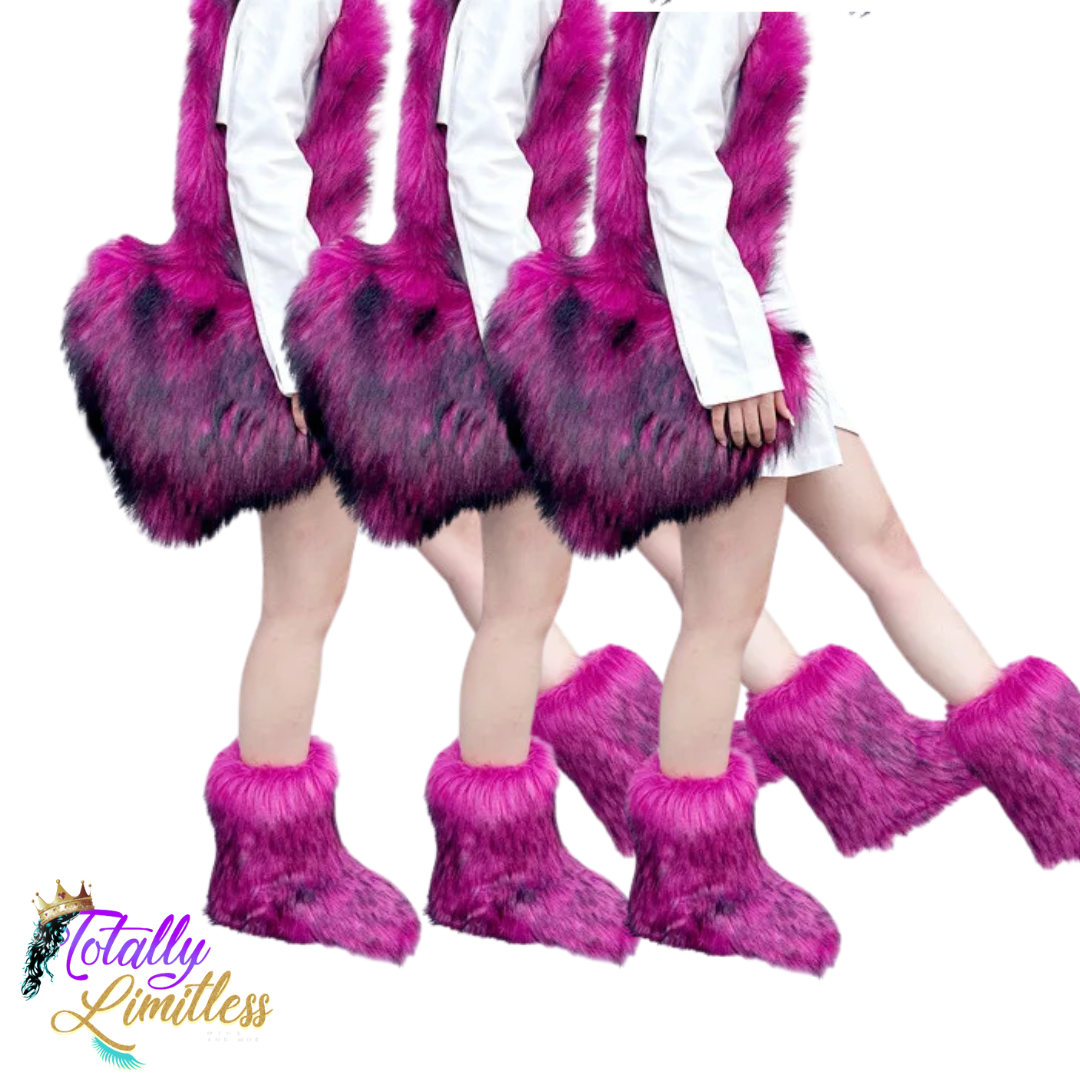 Baddie Fur Set (Pink)