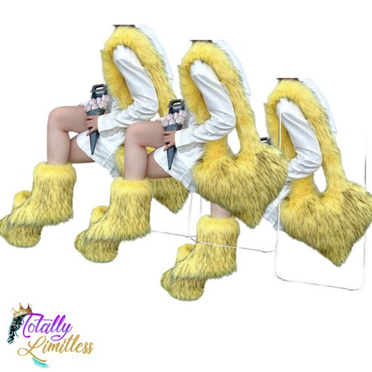 Baddie Fur Set (Yellow)